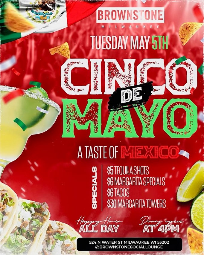Cinco De Mayo: A Taste of Mexico @ Brownstone Lounge